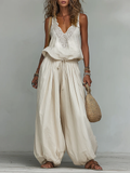 Thaïs | Ensemble Élégant à Pantalon Large