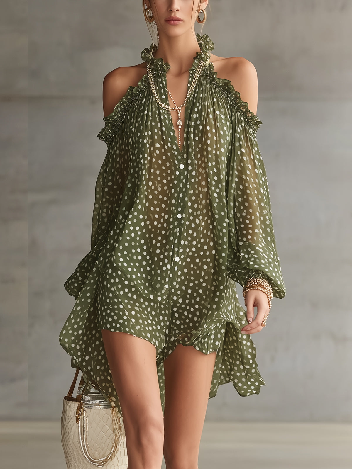 Faustine | Robe Mini Bohème Chic