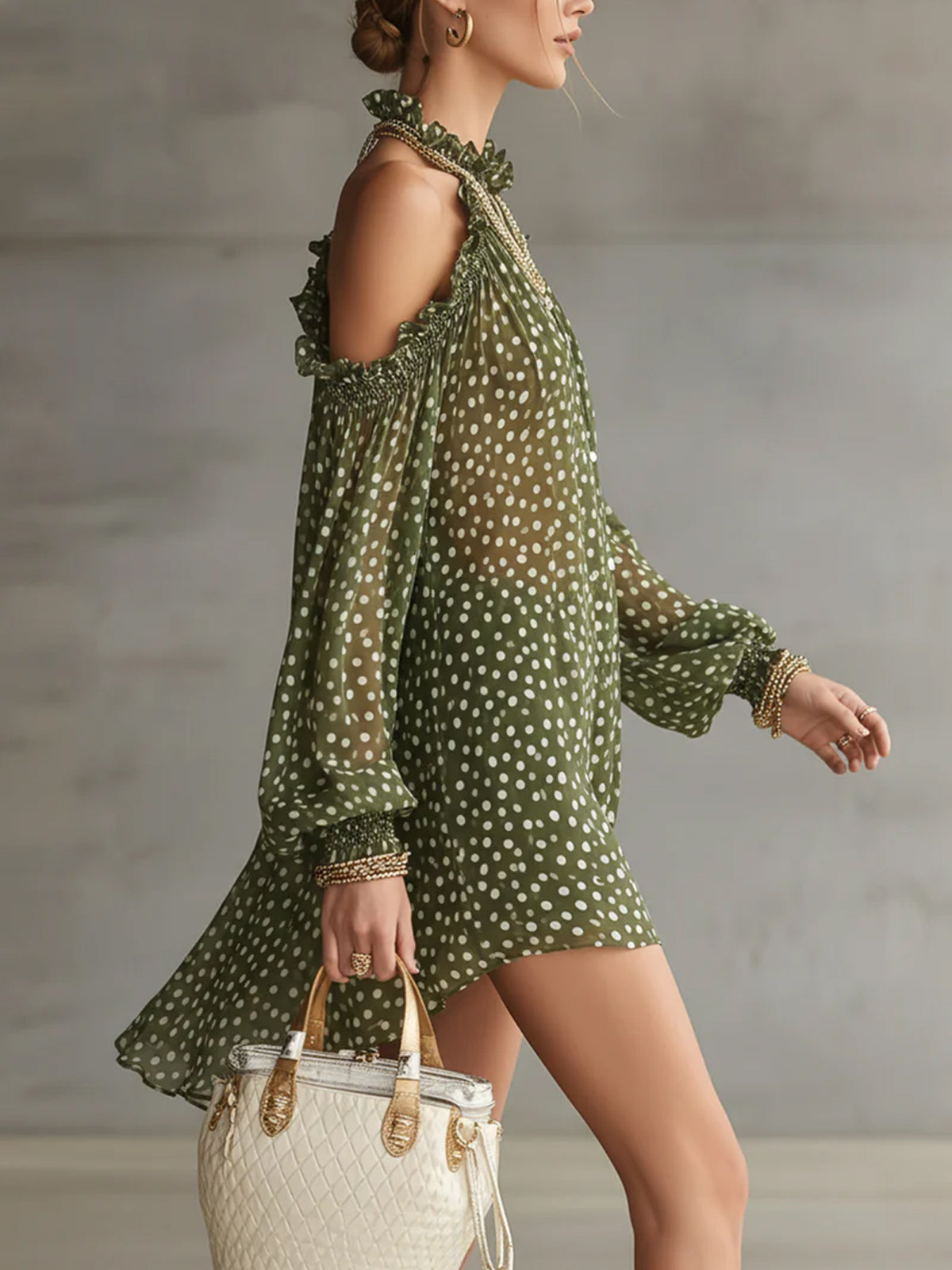 Faustine | Robe Mini Bohème Chic
